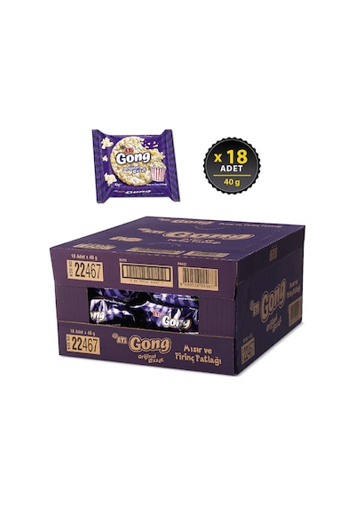 Eti Gong Mısır ve Prinç Patlağı 18 x 40 G
