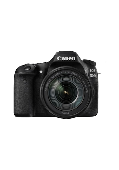 Canon EOS 80D + EF-S 18-135 MM F/3.5-5.6 IS Nano USM DSLR Fotoğraf Makinesi (İthalatçı Garantili)