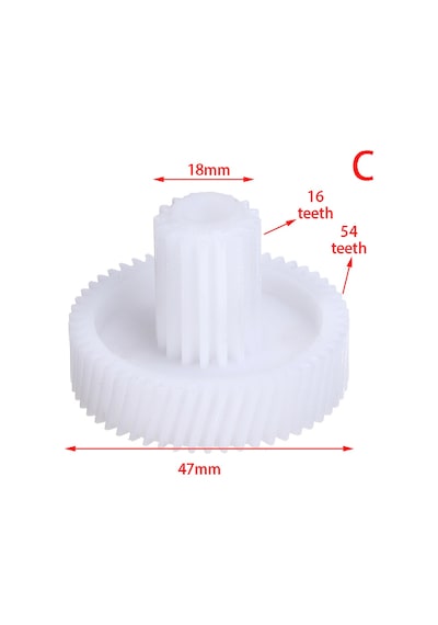 Kıyma Makinesi Plastik Dişli Değiştirme S/m/l Dişli Ev Kıyma Makinesi Parçası Karşılaşması