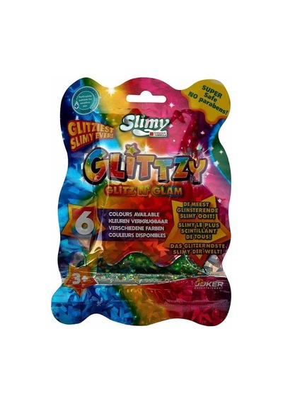 34025 Slimy Glitzy 10 Renk 90 Gr Çok  Renkli