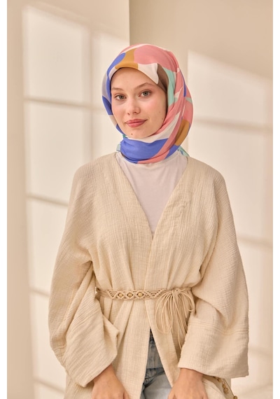 Silk Home Aura Eşarp 140001-10 Mint, Mor, Yeşil, Taba, Pembe, Kahve