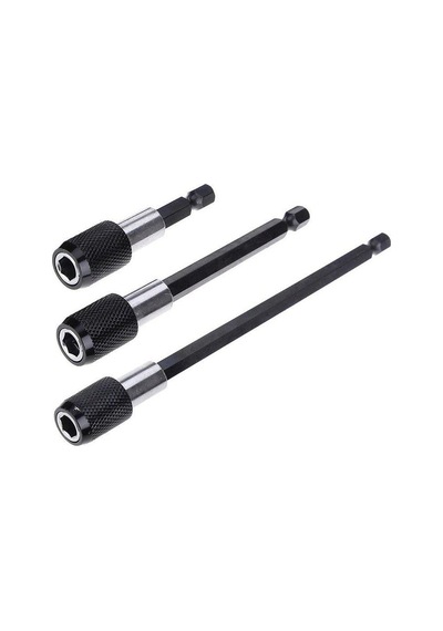 Zhltools 3lü Matkap Ucu Tornavida Bits Uzatma Adaptörü