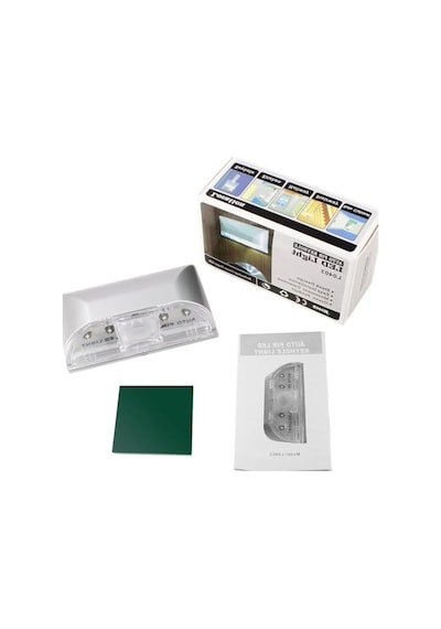 Pilli Hareket Sensörlü Led Aydınlatma, 4 Led İle Pratik Işık Çözümü 10 Parça Siyah