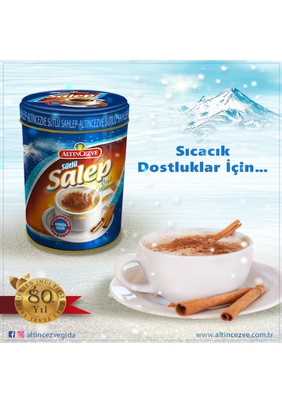 Altıncezve Sütlü Salep Teneke 250 G