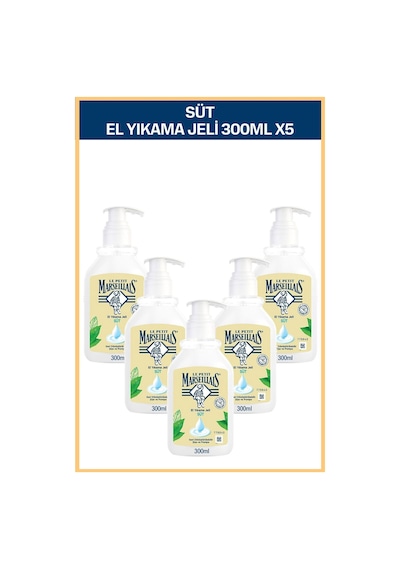Le Petit Marseillais Nemlendirici Sıvı Sabun Süt 300 ml x5 Avanta