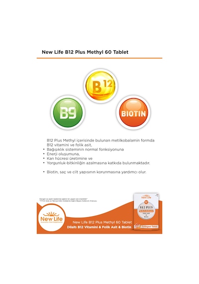 Newlife B12 Plus 60 Tablet