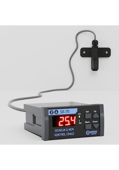 Ems Kontrol - Panel Tipi Sıcaklık Ve Nem Kontrol Cihazı -40...+80 C