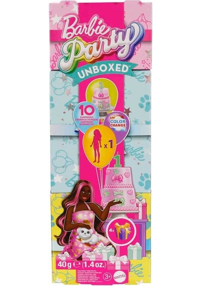 Barbie Party Unboxed Köpeğimin Doğum Günü Serisi Jfg68