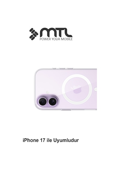 İphone 17 Uyumlu Animasyonlu Şeffaf Magsafe Şarj Destekli Sararmayan Sert  Kılıf