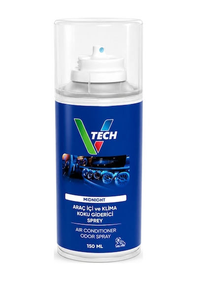 Vtech Midnight Araç İçi Ve Klima Koku Giderici Sprey 150 Ml