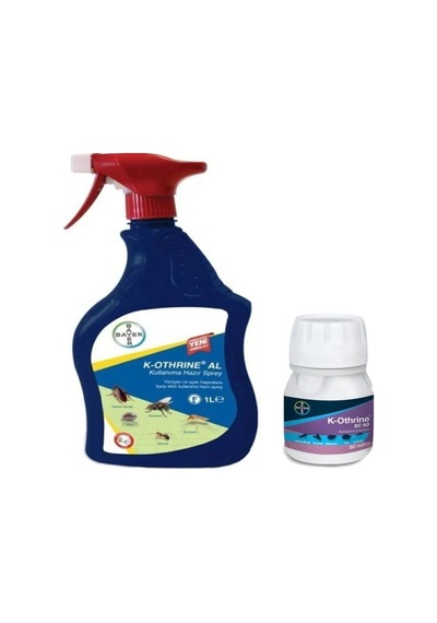 K-othrine Sprey 1lt. K-othrine Sc 50ml Genel Haşere En Etkili Ikili Set Karınca Hamam Böceği Sinek