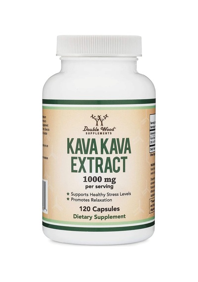 Double Wood Kava Kava Extract 1000mg 120 Capsul. Tr Tek Yetki...