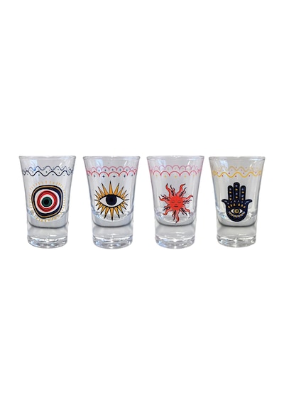 Rakle Fortuna 4'lü Shot Bardağı Seti 34 Cc