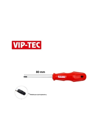 Vıp-tec T10 Torx Uçlu Tornavida Art 80 Mm