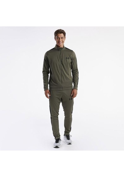 Under Armour Knit Track Erkek Yeşil Dik Yaka Eşofman Takımı Yeşil