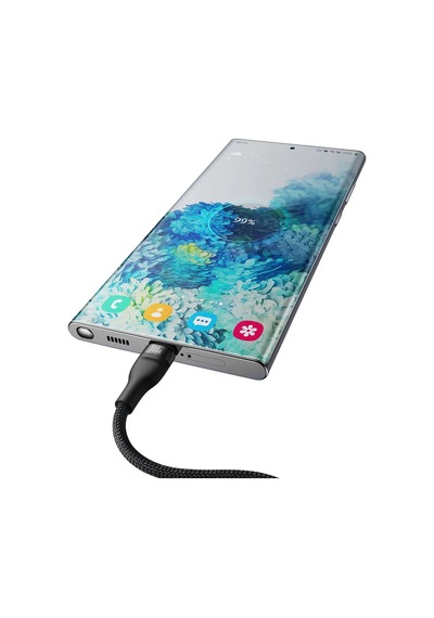 Baseus Flash Iı Siyah 2in1 100w Şarj Kablosu 1.5m