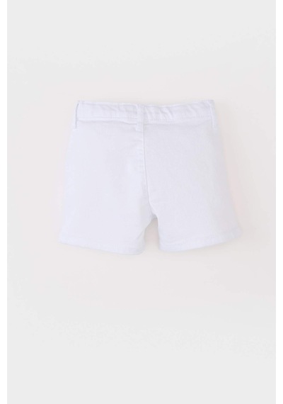 Defacto Beyaz Jean Şort Erkek Bebek C2286A524SM Beyaz
