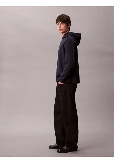 Calvin Klein Ls Stretch Wool Blen Siyah Erkek Sweatshirt