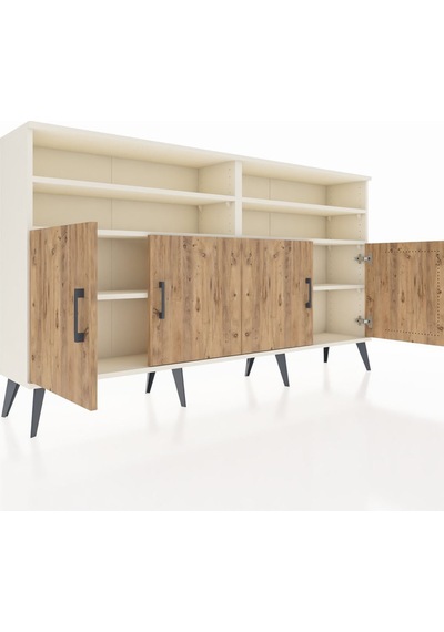 Arges Konsol 6 Raflı 4 Kapaklı 176x30x99 Aytaşı-çam/antrasit Aytaşı-çam/antrasit Arges Konsol 6 Raflı 4 Kapaklı 176x30x99 Aytaşı-çam/antrasit Aytaşı-çam/antrasit