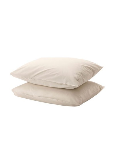 Ikea Dvala 2'li Yastık Kılıfı 50 X 60 Cm Bej