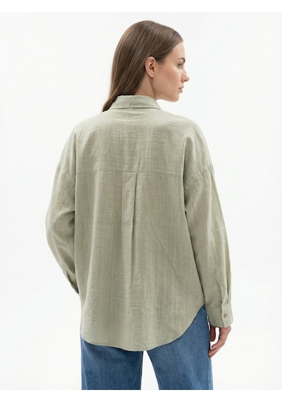 LOFT Loose Fit Kadın Gömlek U.kol Lf2042160 Q1.v1 Çok Renkli