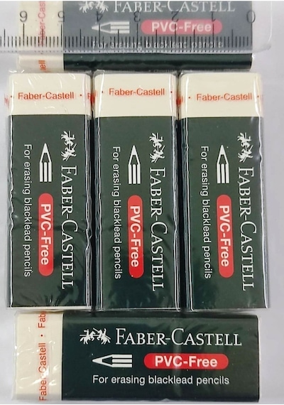 Silgi-faber-castell Büyük Boy Beyaz Silgi-5 Adet