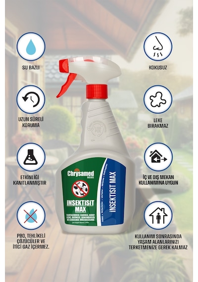 Chrysamed Max Böcek İlacı 1 L