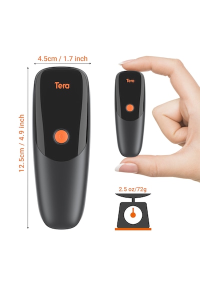 Tera 1300 Kablosuz 1d 2d Qr Barkod Okuyucu
