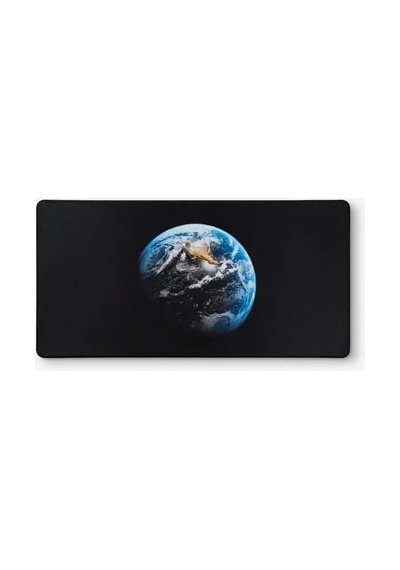 Kaymaz Mousepad Gezegen Desenli Oyuncu Gaming Mouse Pad 40x90cm
