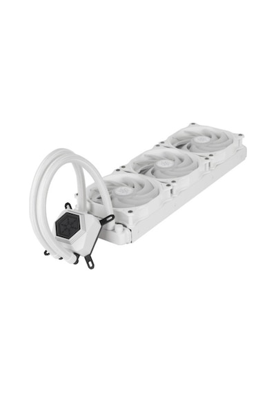 Silverstone Sst-pf360w-argb-v2 Argb Intel-amd Uyumlu,360mm Radyatörlü, Sıvı İşlemci Soğutucu Beyaz