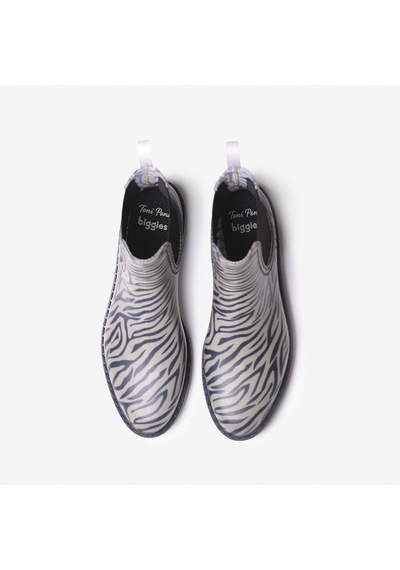 Yağmur Botu Kadın Diğer Calvi Toni Pons Ankle Boot Water Zebra Bej - Lacivert