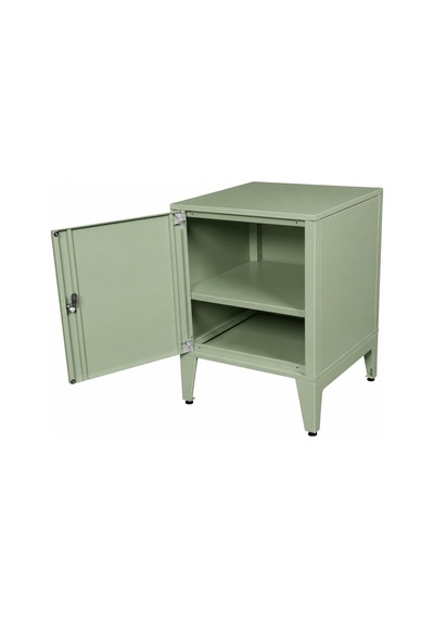Alfafonet Ziglat Serisi Kilitli Metal Home Office Dolabı Metal Kapaklı Yeşil Ral 6018 450x600x450 Mm