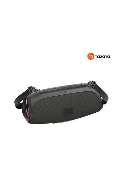 Tazata Boomblast Mini Bluetooth Hoparlör- Gri - 60w Ipx7, 10 Saat Şarj, Powerbank, İnanılmaz Ses