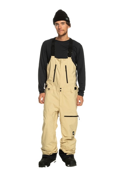 Quiksilver Altostratus Stret Gore-tex Bib Erkek Bej Snowboard Pantolonu Tgw0