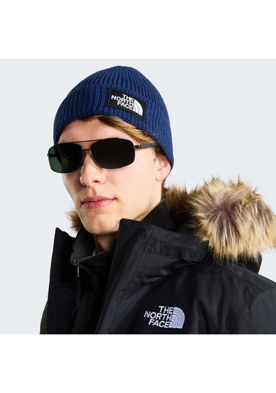 The North Face Tnf Logo Box Cuffed Unisex Bere Nf0a8che8k21 Lacivert