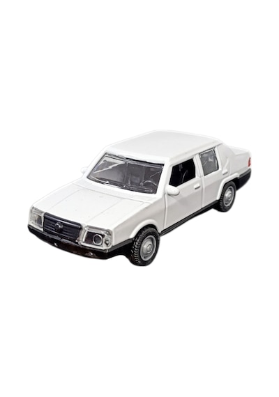 Oyuncak Tofaş Şahin Metal Çekbırak Araba Beyaz 14 Cm. 1:30 Boyut Beyaz