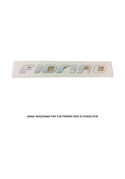 Fiat Fiorino Bagaj Yazısı Arma Yapıştırma 25.5cmx2.5cm