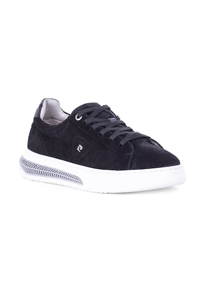 Pierre Cardin 335749 Erkek Günlük Sneaker Ayakkabı Siyah Süet Siyah