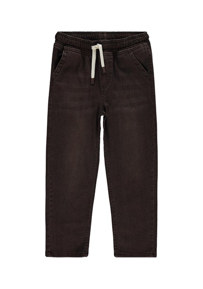 Civil Boys Bağcıklı Basic 2-5 Yaş Pantolon - Kahverengi