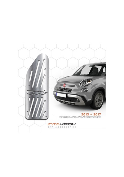intakrom Fiat 500L Krom Ayak Dinlendirme Pedalı - 2013 -2017