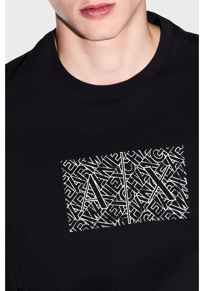 Armani Exchange Erkek T Shirt Xm002784 Af10356 Uc001 Siyah Siyah