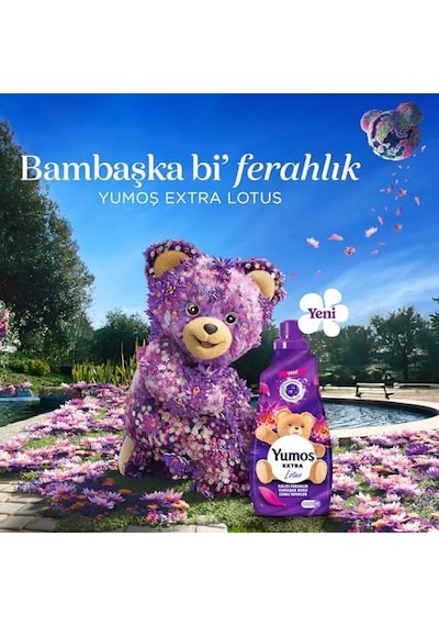 Extra Çamaşır Yumuşatıcı Lotus Ml 1440 Ml 60 Yıkama 0.75 LT - 2.5 LT - 12 KG