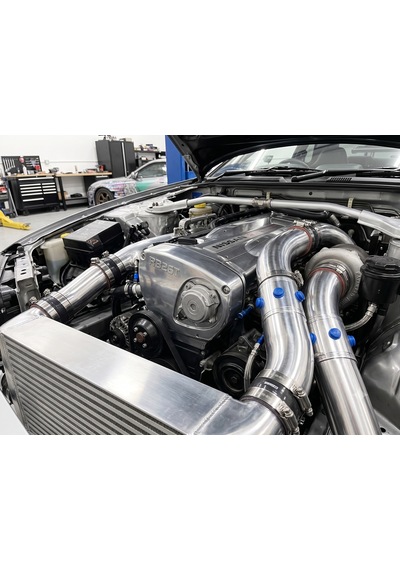 Max Racing Alüminyum Turbo Boru Kiti Mavi