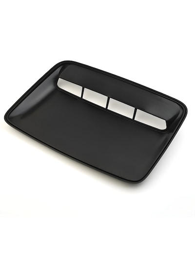 Piano Black Kaput Üstü Havalandırma Izgara Büyük Genişkaput Üstü Body Kit Parlak Siyah