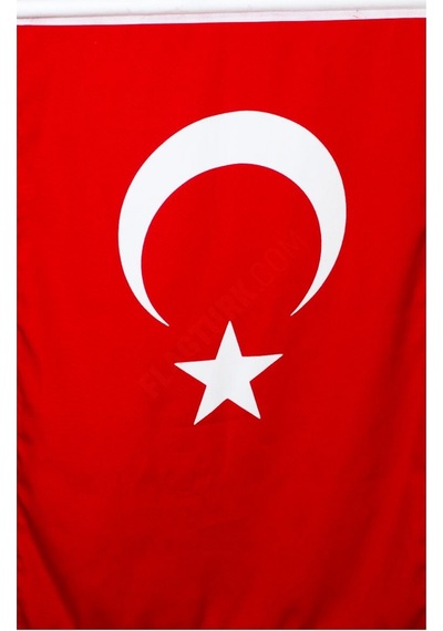 Türk Bayrağı 50x75 cm Alpaka Kumaş -10 adet