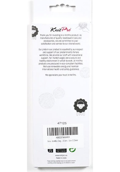 Knitpro Zing 3 Mm 80 Cm Misinalı Şiş Sabit Yuvarlak Örgü Şiş 47125