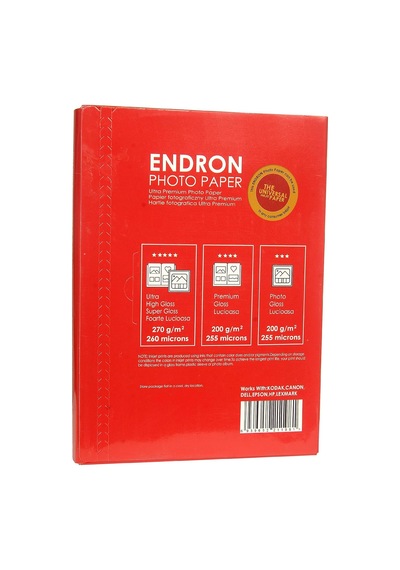 15 X 21 Cm İnkjet Fotoğraf Kağıdı Ultra Premium 100 Adet 270 Gr Mürekkep Yazıcı Uyumlu A5 148mmx210mm Parlak