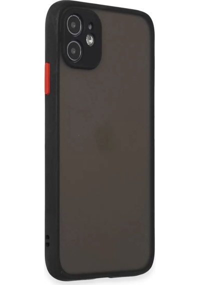 Newface Apple Apple iPhone Uyumlu 11 Kılıf Montreal Silikon Kapak - Siyah