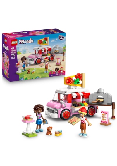 LEGO® Friends Pizza Kamyonu 42694 - 6 Yaş ve Üzeri Çocuklar için Mini Bebek İçeren Yaratıcı Oyuncak Yapım Seti (190 Parça)