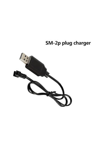 3.7v 14500 Li-on Oyuncak Pili Ve Usb Şarj Cihazı Siyah Soketli